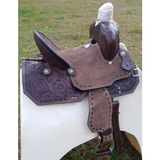 New! 10 12/ 13 Double T Youth Hard Seat Barrel Style Saddle. Posted.