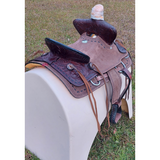 12", 13" Double T Youth hard seat bear trap style saddle. - Country Scene Saddlery and Pet Supplies