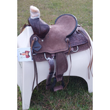 12", 13" Double T Youth hard seat bear trap style saddle. - Country Scene Saddlery and Pet Supplies