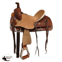 12 13 Double T Youth Hard Seat Roper Style Saddle.