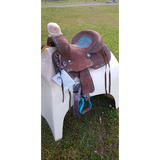 12" and 13" Double T Roughout Barrel Saddle. - Country Scene Saddlery and Pet Supplies