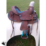 12" and 13" Double T Roughout Barrel Saddle. - Country Scene Saddlery and Pet Supplies