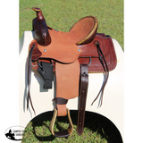12" Buffalo Youth hard seat roper style saddle. - Country Scene Saddlery and Pet Supplies
