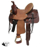 12" Buffalo Youth hard seat roper style saddle. - Country Scene Saddlery and Pet Supplies