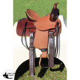 12" Buffalo Youth hard seat roper style saddle. - Country Scene Saddlery and Pet Supplies