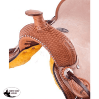 New! 12 Double T Hard Seat Roping Style Saddle Posted.*