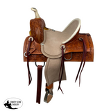 12" Double T Square skirted hard seat roping style. - Country Scene Saddlery and Pet Supplies