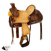 New! 12 Double T Youth Hard Seat Roper Style Saddle ~ Posted*