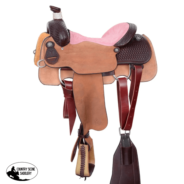 1256 Medina Breakaway Roper Saddle One Eared Bridles