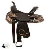 New! 13 Circle S Trail Saddle With Wave Print Border. Posted.*~