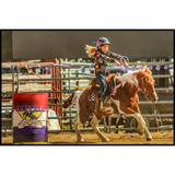 13 Double T Youth Hard Seat Barrel Style Saddle With Cheetah