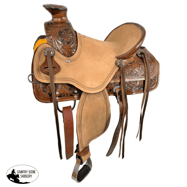 13 Medium Oil Wade Style Economy Roping Style Saddle. Saddle