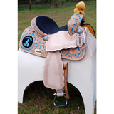 New! 14 15 16 Double T Barrel Saddle Set With Turn N Burn Design.~ Posted.