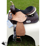 14 15 16 Double T Barrel Style Saddle. Show Saddles