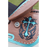 14", 15", 16" Double T barrel style saddle set - Country Scene Saddlery and Pet Supplies