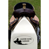 14 15 16 Double T Barrel Style Saddle. Show Saddles