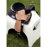 14 15 16 Double T Barrel Style Saddle. Show Saddles