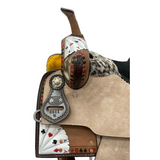 14 15 Circle S Four Of A Kind Barrel Style Saddle Set Western Saddles