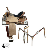14", 15" Circle S Four of a Kind Barrel Style Saddle Set - Country Scene Saddlery and Pet Supplies