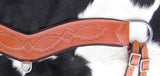 Showman ® Barbwire tooled tripping collar. - Country Scene Saddlery and Pet Supplies