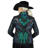 New! Janet Show Jacket, Peacock - Country Scene Saddlery and Pet Supplies