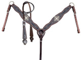 New! Showman ® Gator print inlay one ear headstall - Country Scene Saddlery and Pet Supplies