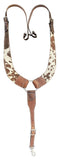 Showman ® Leather hair on cowhide pulling collar. - Country Scene Saddlery and Pet Supplies