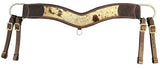 Showman ® Hair on Cowhide leather tripping collar - Country Scene Saddlery and Pet Supplies