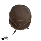14732 Showman ® Pocket Style Tooled Leather Cinch Buckle Guard - Country Scene Saddlery and Pet Supplies