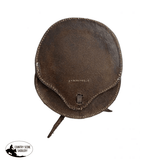 14732 Showman ® Pocket Style Tooled Leather Cinch Buckle Guard - Country Scene Saddlery and Pet Supplies