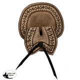 14733 Showman ® Flap Style Tooled Leather Cinch Buckle Guard - Country Scene Saddlery and Pet Supplies