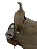15’’ Double T Roughout Barrel Style Saddle. - Double T Barrel Saddle