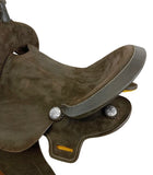 15’’ Double T Roughout Barrel Style Saddle. - Double T Barrel Saddle