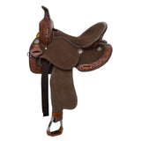 New! Double T Kassidy Spinal Relief Barrel Style Saddle - 14, 15 Inch - Country Scene Saddlery and Pet Supplies