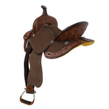 New! Double T Kassidy Spinal Relief Barrel Style Saddle - 14, 15 Inch - Country Scene Saddlery and Pet Supplies