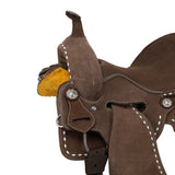 New! Double T Patsy Spinal Relief Barrel Style Saddle - 14, 15, 16 Inch - Country Scene Saddlery and Pet Supplies