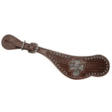 15", 16" Economy Barrel Style Saddle Set with basket stamp tooling. - Country Scene Saddlery and Pet Supplies