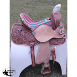 15" Double T Barrel style western saddle - Country Scene Saddlery and Pet Supplies