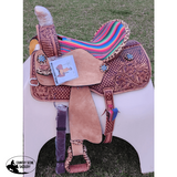 15" Double T Barrel style western saddle - Country Scene Saddlery and Pet Supplies