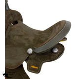 15’’ Double T Roughout Barrel Style Saddle. - Double T Barrel Saddle