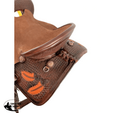15" Hard Seat Barrel style western saddle - Country Scene Saddlery and Pet Supplies