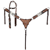 New! Showman Golden Plains One Ear Headstall and Breastcollar Set - Country Scene Saddlery and Pet Supplies
