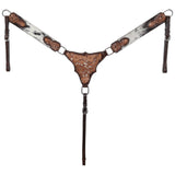 New! Showman Golden Plains One Ear Headstall and Breastcollar Set - Country Scene Saddlery and Pet Supplies