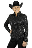New! Shamsa Show Jacket, Black - Country Scene Saddlery and Pet Supplies