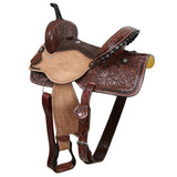 New! Double T Classic Stitch Desert Lace Barrel Saddle - 15 Inch - Country Scene Saddlery and Pet Supplies
