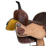 New! Double T Classic Stitch Desert Lace Barrel Saddle - 15 Inch - Country Scene Saddlery and Pet Supplies