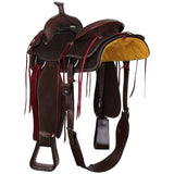 New! Double T Classic Stitch Dark Prairie Roper Style Saddle - 15 Inch - Country Scene Saddlery and Pet Supplies