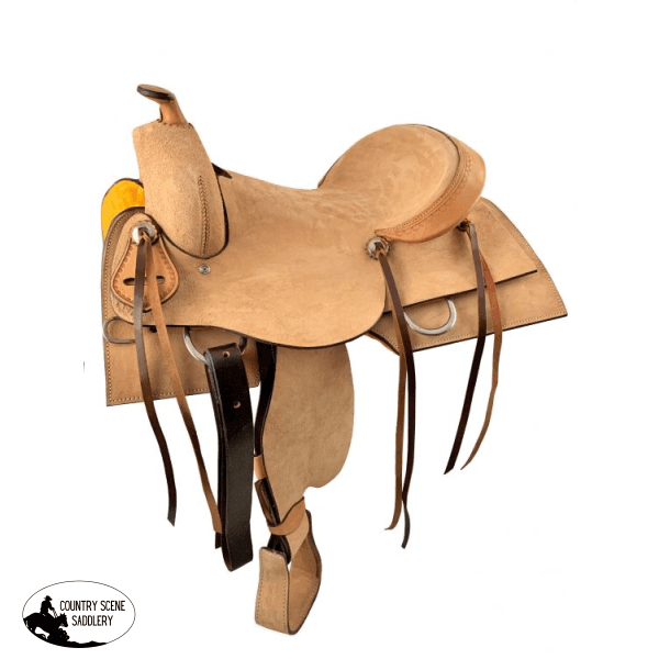 16 Argentina Cow Leather Hardseat Ranch Style Western Saddle. Saddles