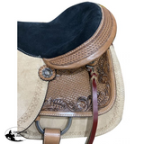 16 Circle S Roper Western Saddle With Floral Tooling On Skirt. Saddle