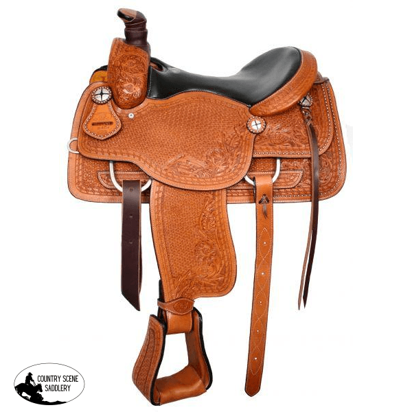 New! 16 Circle S Roper With Top Grain Smooth Leather Seat. Posted.*~